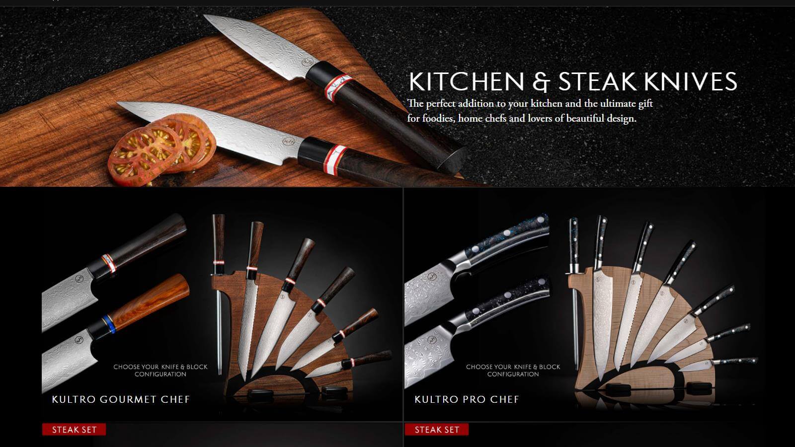 William Henry knife set